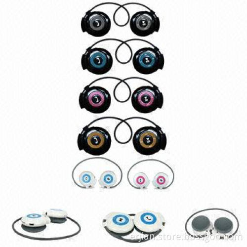 SD card Bluetooth Headphone/Neckband Sports MP3 Player Earphones for Smartphones/iPhone